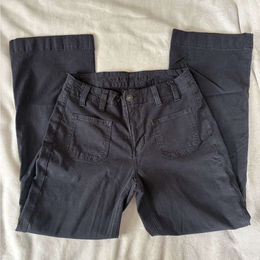 American Eagle Black Flared Pants